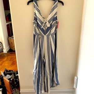 Striped jumpsuit